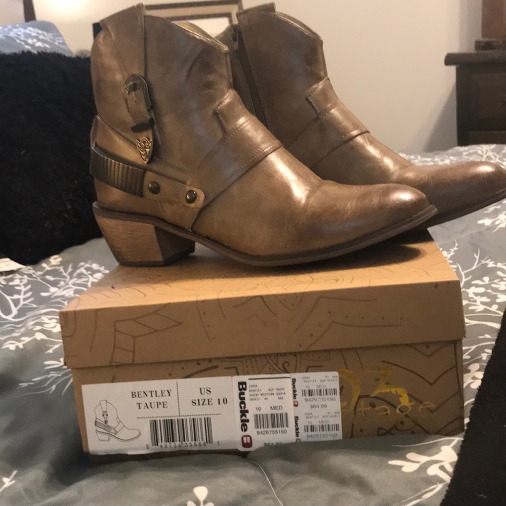 Buckle Booties size 10